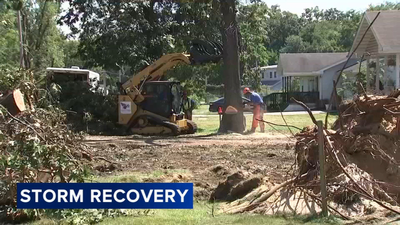 Storm recovery continues in Lake Station and Gary, Indiana more than 2 ...