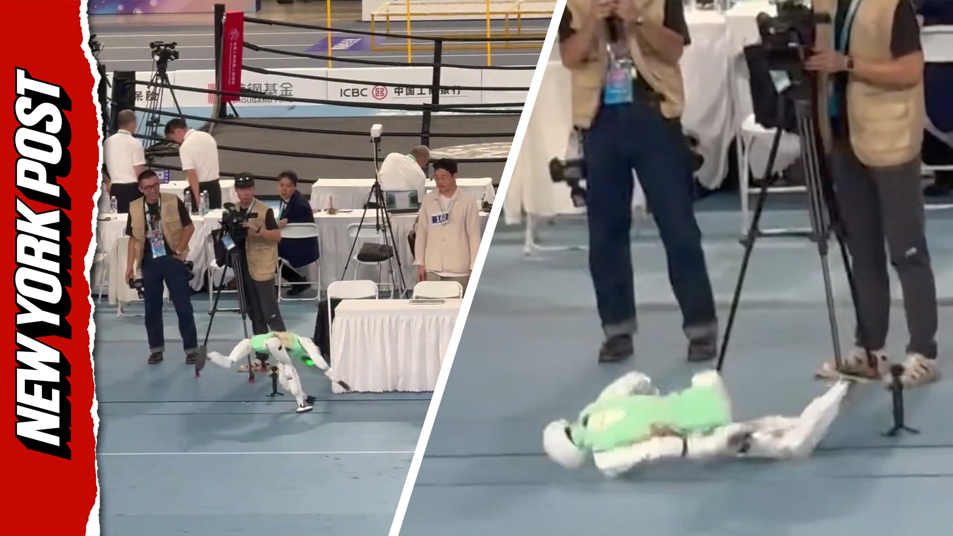 Humanoid robot malfunctions, 'glitches' into bizarre ballet-style routine