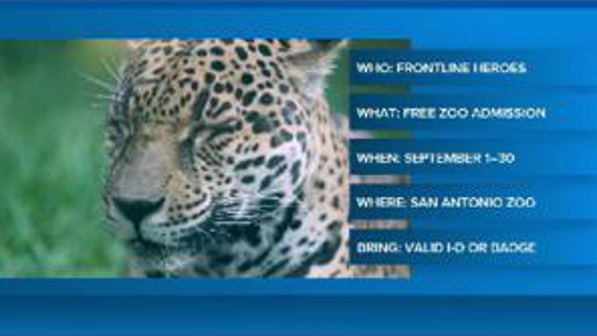 San Antonio Zoo offers free admission to frontline heroes
