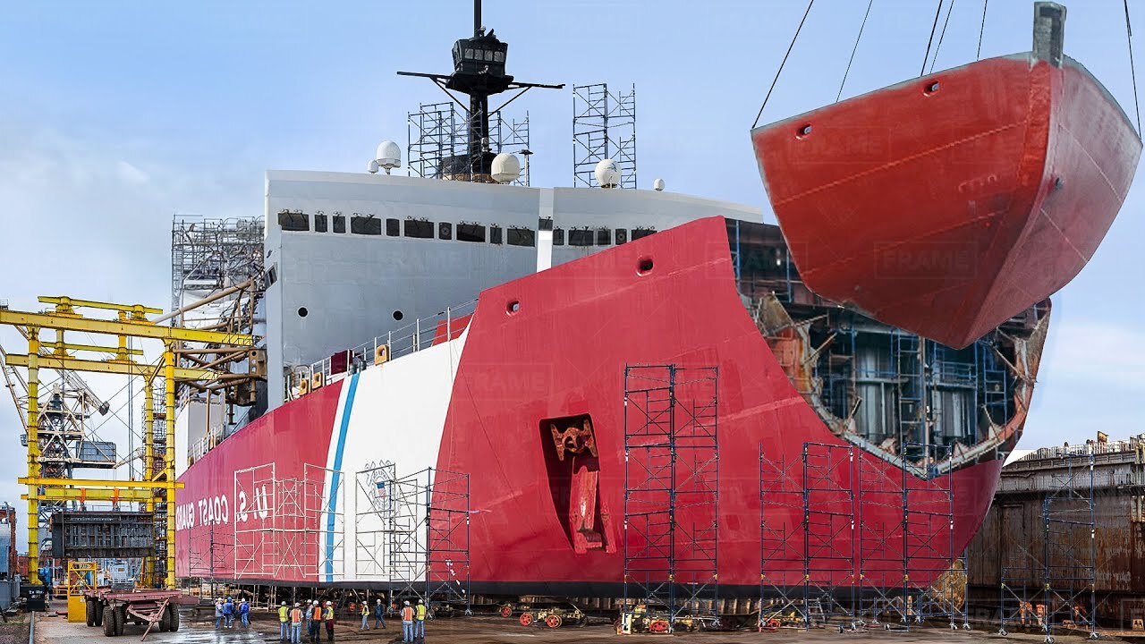 How a giant American icebreaker is repaired and restored