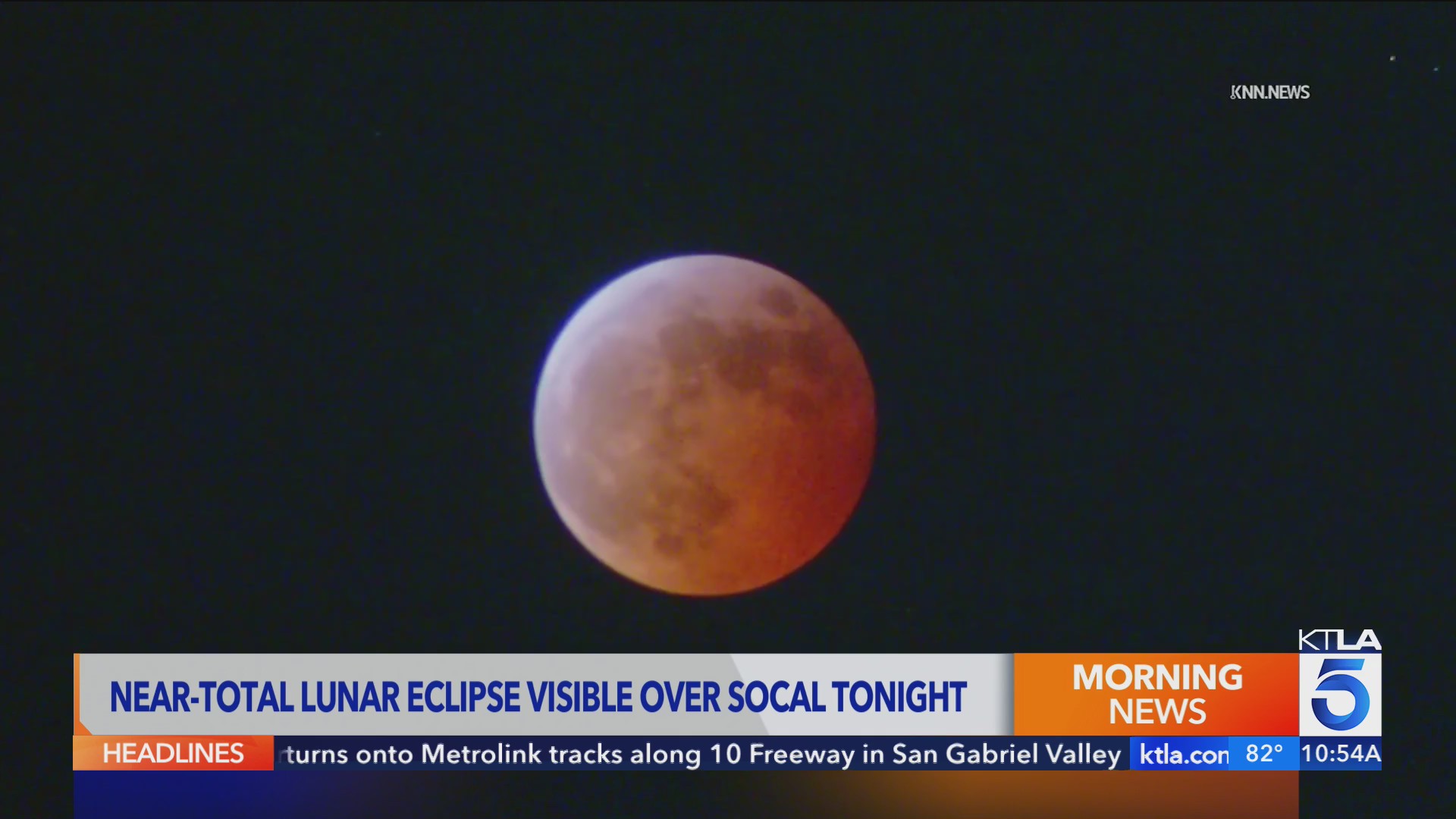 Near-total lunar eclipse will be visible over SoCal