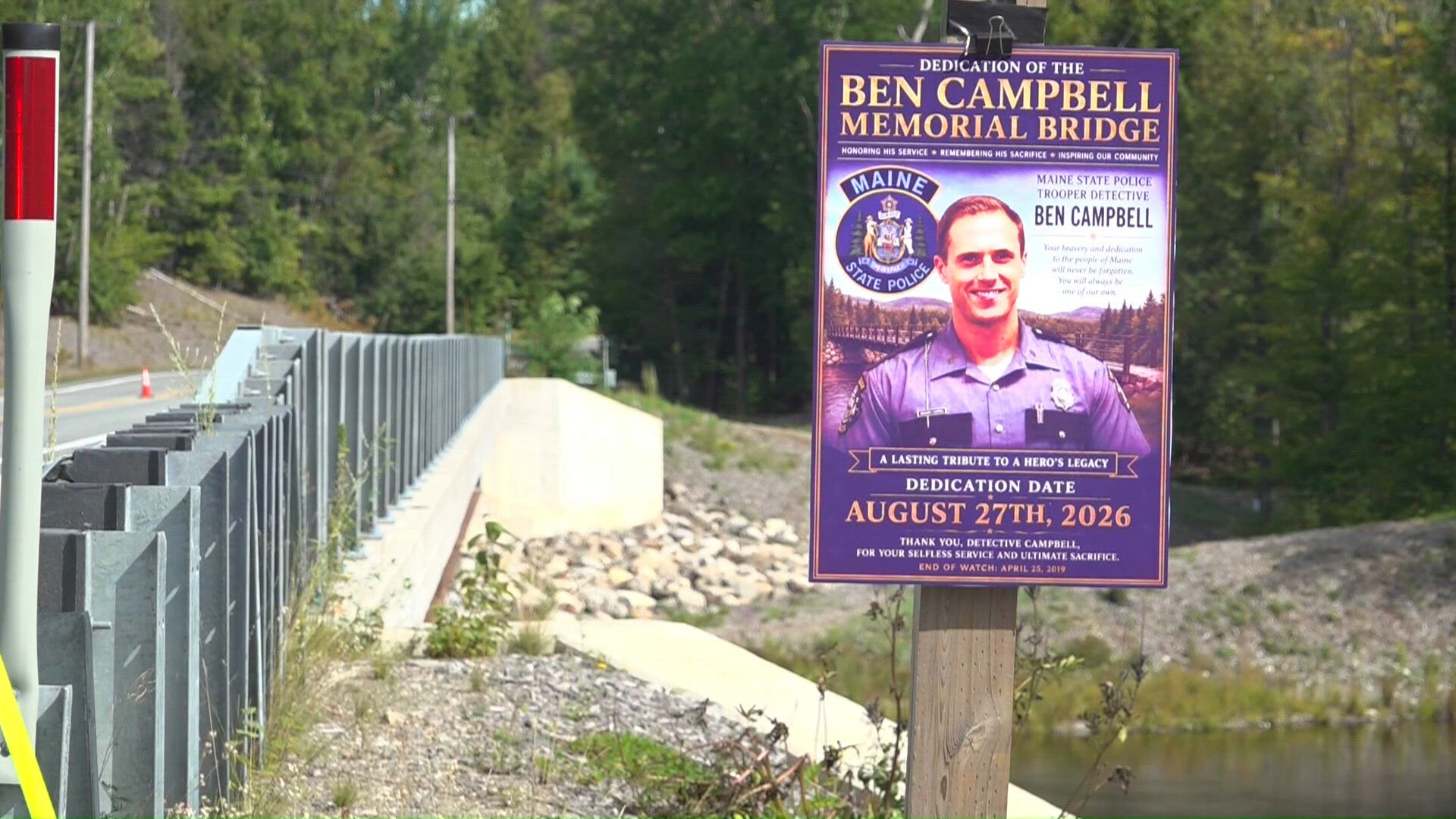 Millinocket bridge dedicated to fallen MSP detective