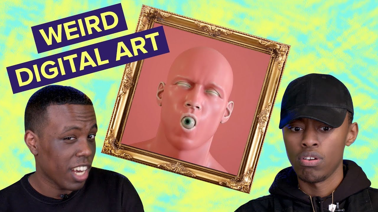 Weird digital art | Canvas reacts