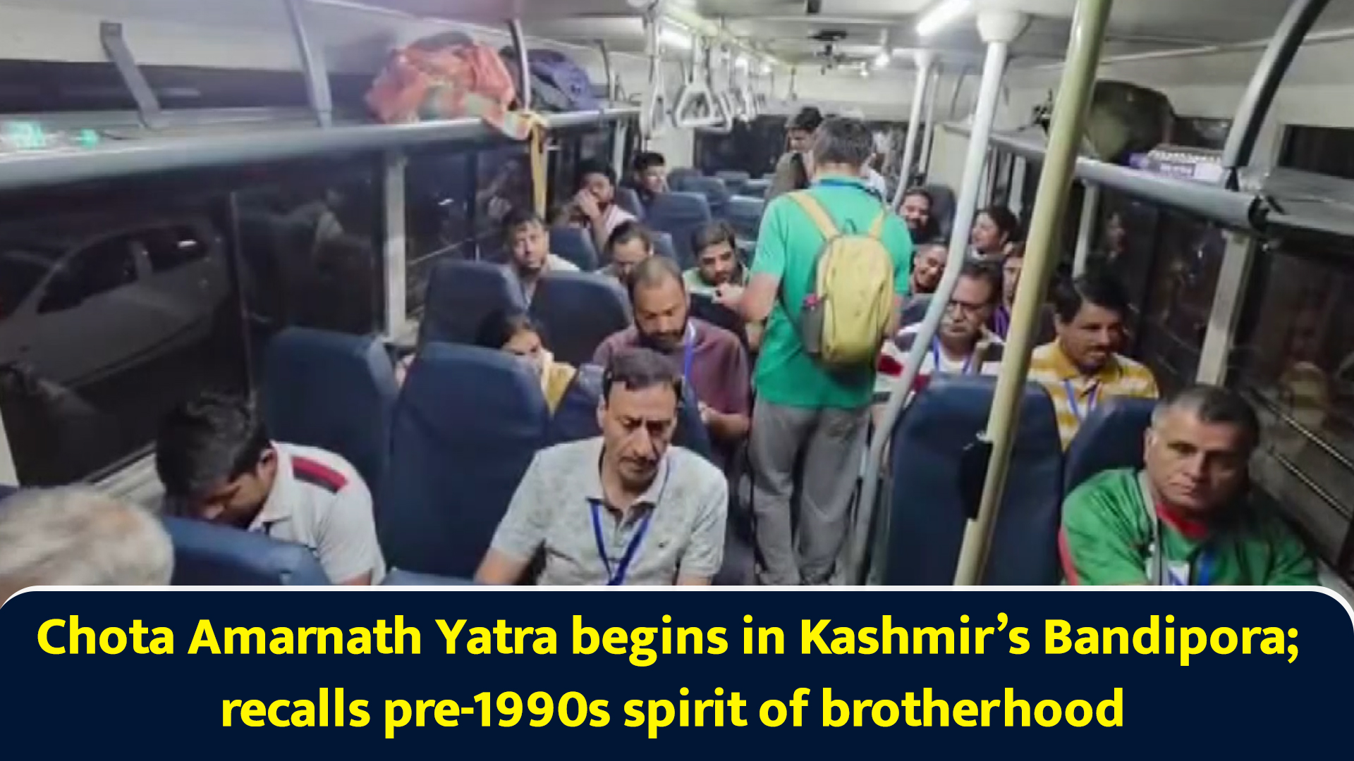 Chota Amarnath Yatra begins in Kashmir’s Bandipora; recalls pre-1990s ...