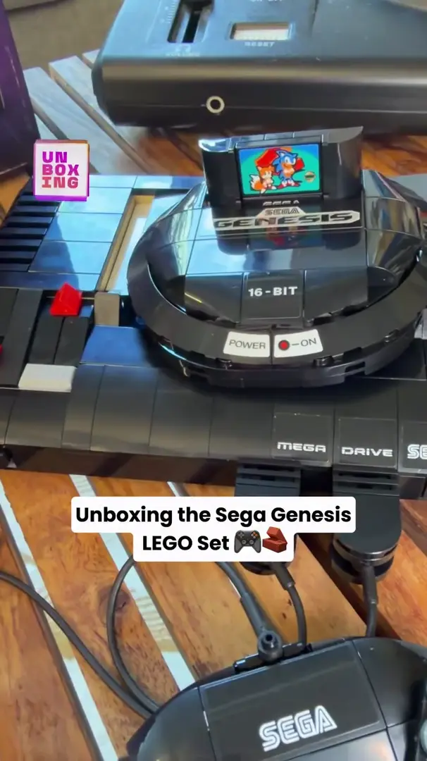 Unboxing the Sega Genesis LEGO set