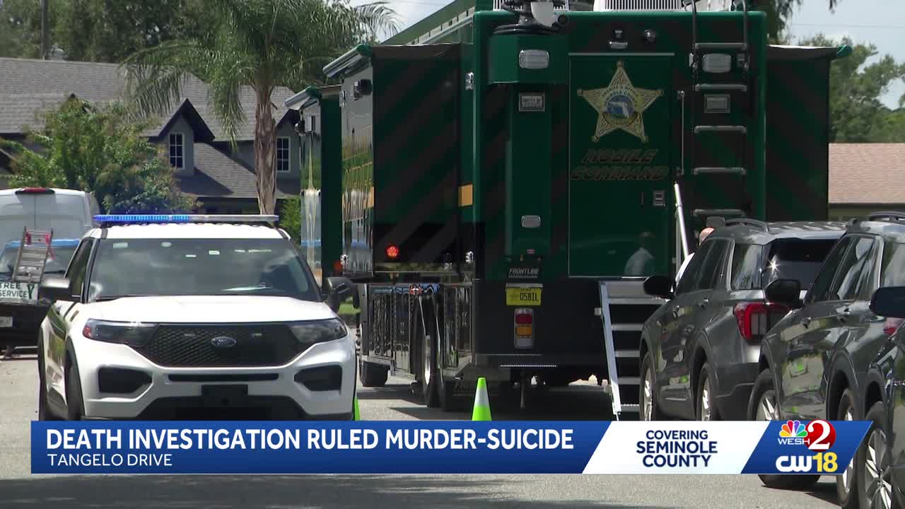 Detectives investigate murder-suicide on Tangelo Drive in Seminole ...