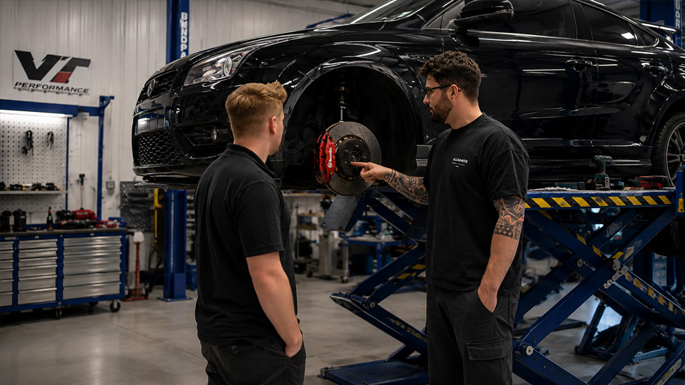 Stronger brakes make this performance build more complete