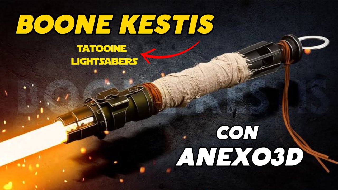 Boone Kestis Neopixel lightsaber unboxing review, el más bonito que tengo