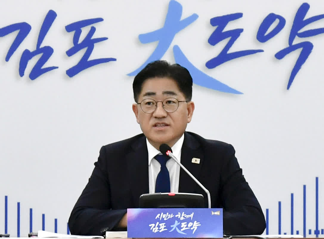 이기형 시장, 대통령에게 인천2호선 김포연장 예타통과 요구