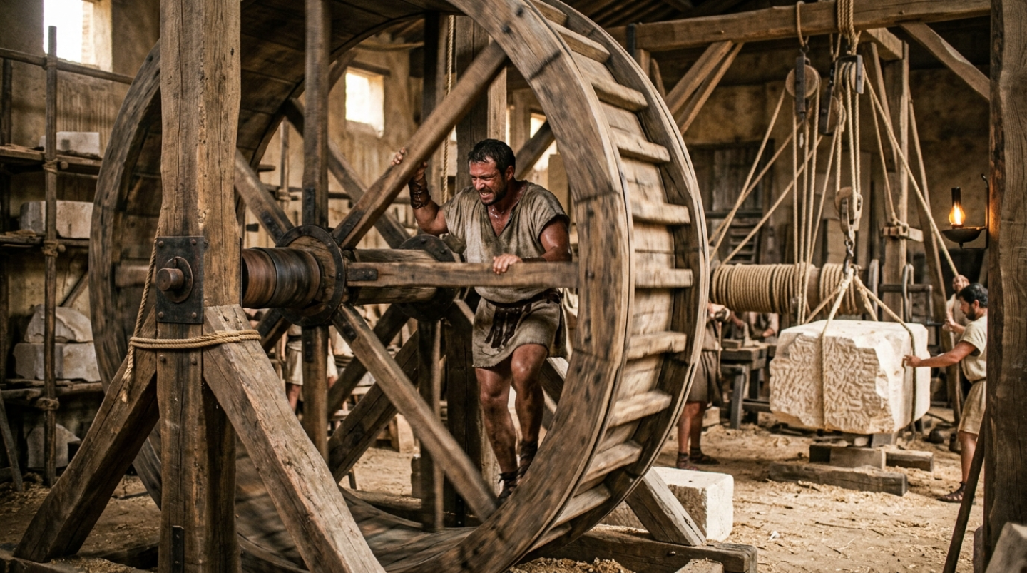 The Roman Empire’s human power machine actually worked