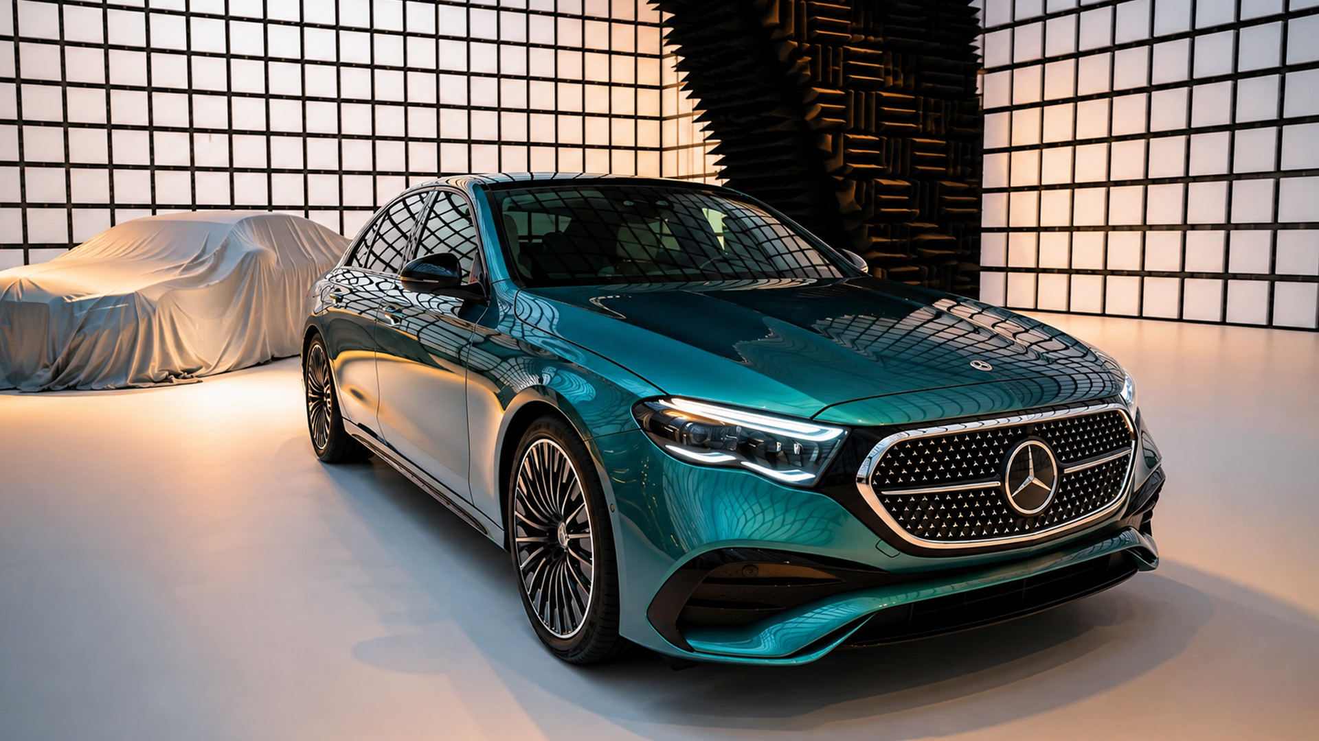 Mercedes E-Class W214 adds hybrid power and super screen