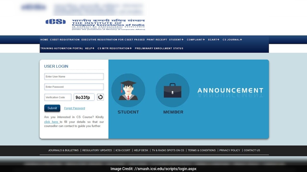 CSI CS Executive, Professional December 2026 Enrollment Process Begins