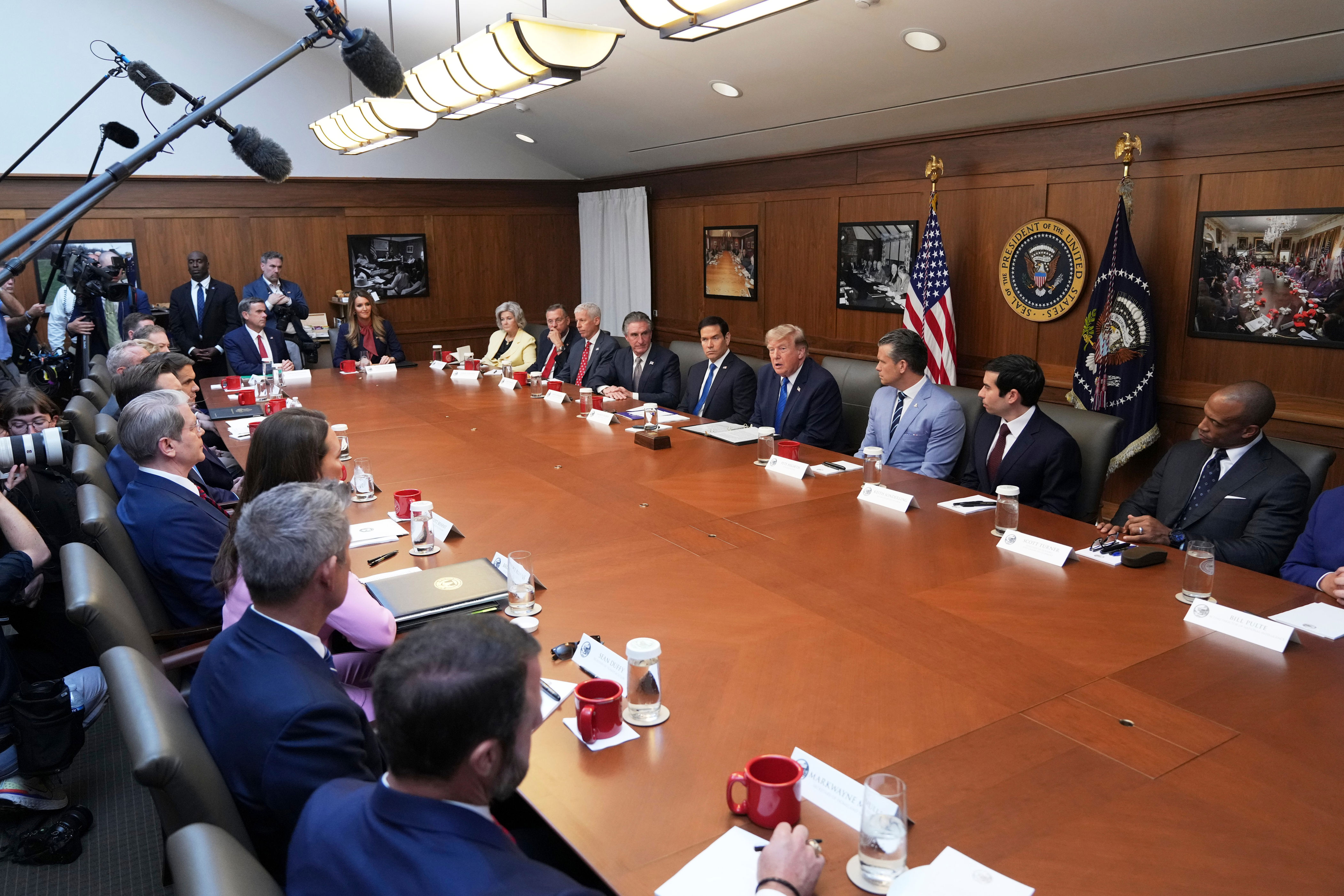 Trump's cabinet is hitting the road to talk his agenda. They're getting an earful instead.