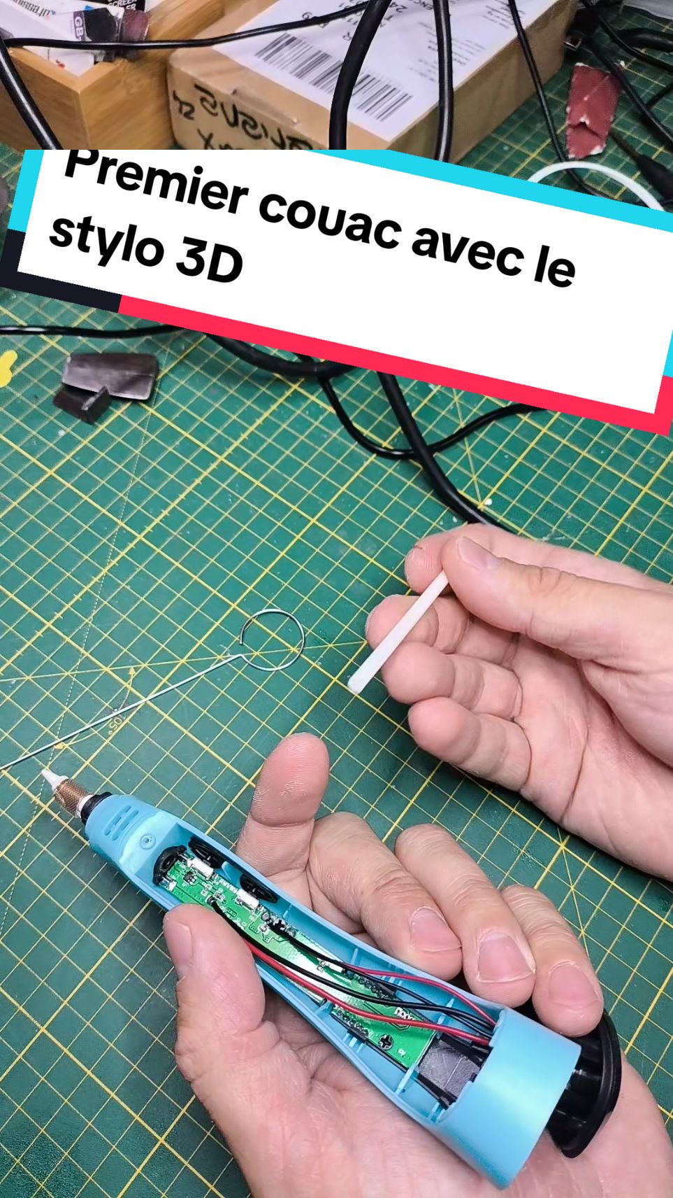 Premier test avec un stylo 3D