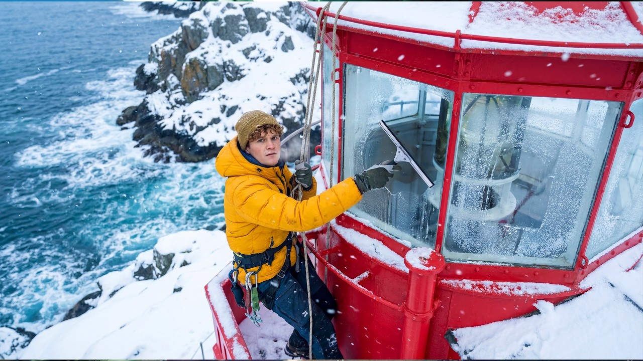 He traveled beyond the Arctic Circle to work the loneliest job on Earth