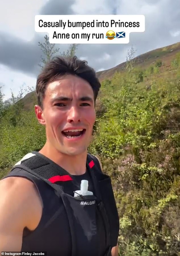 Runner reveals surprising moment he bumped into Princess Anne during a ...