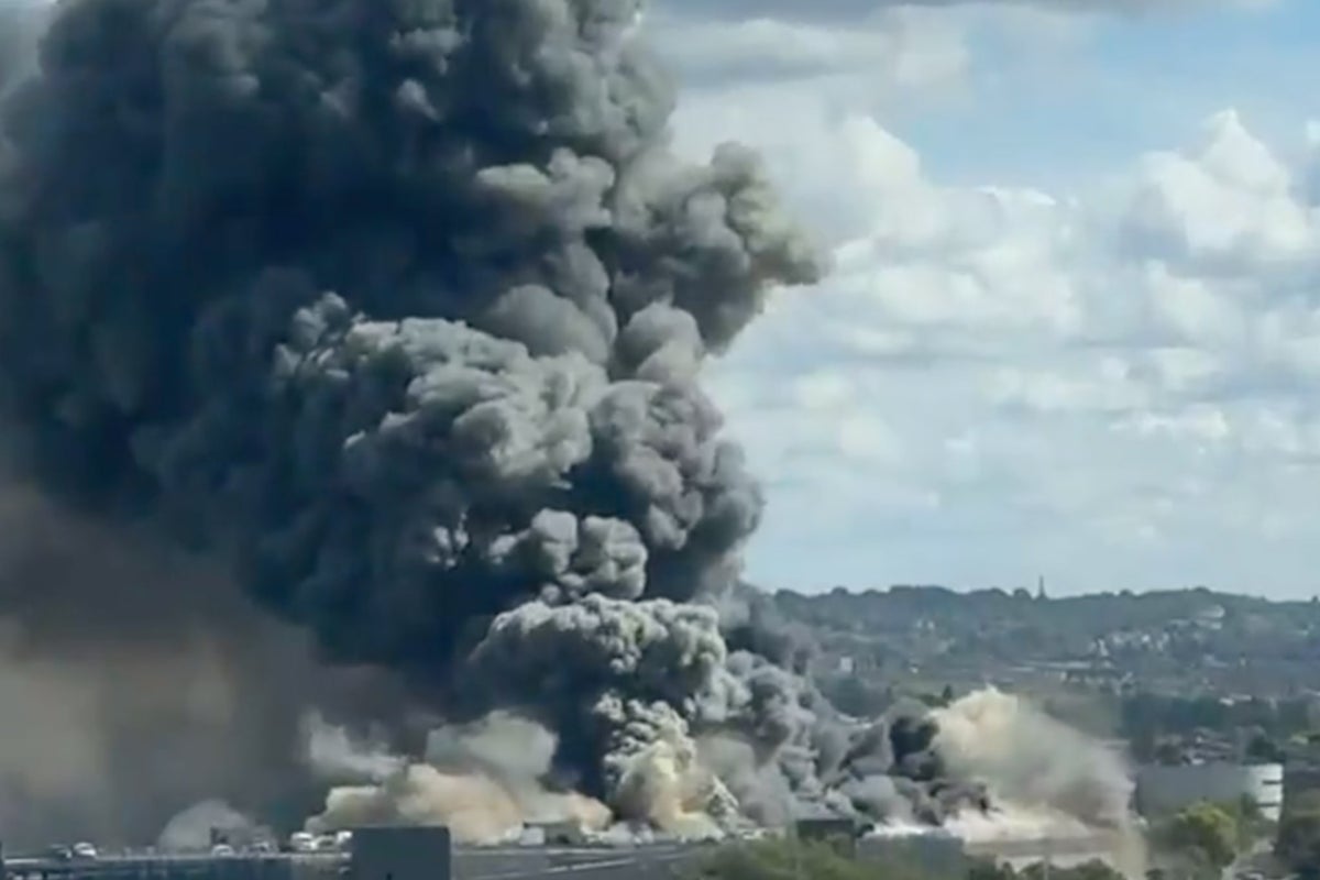 Wembley fire live: Rail chaos after blaze breaks out near stadium