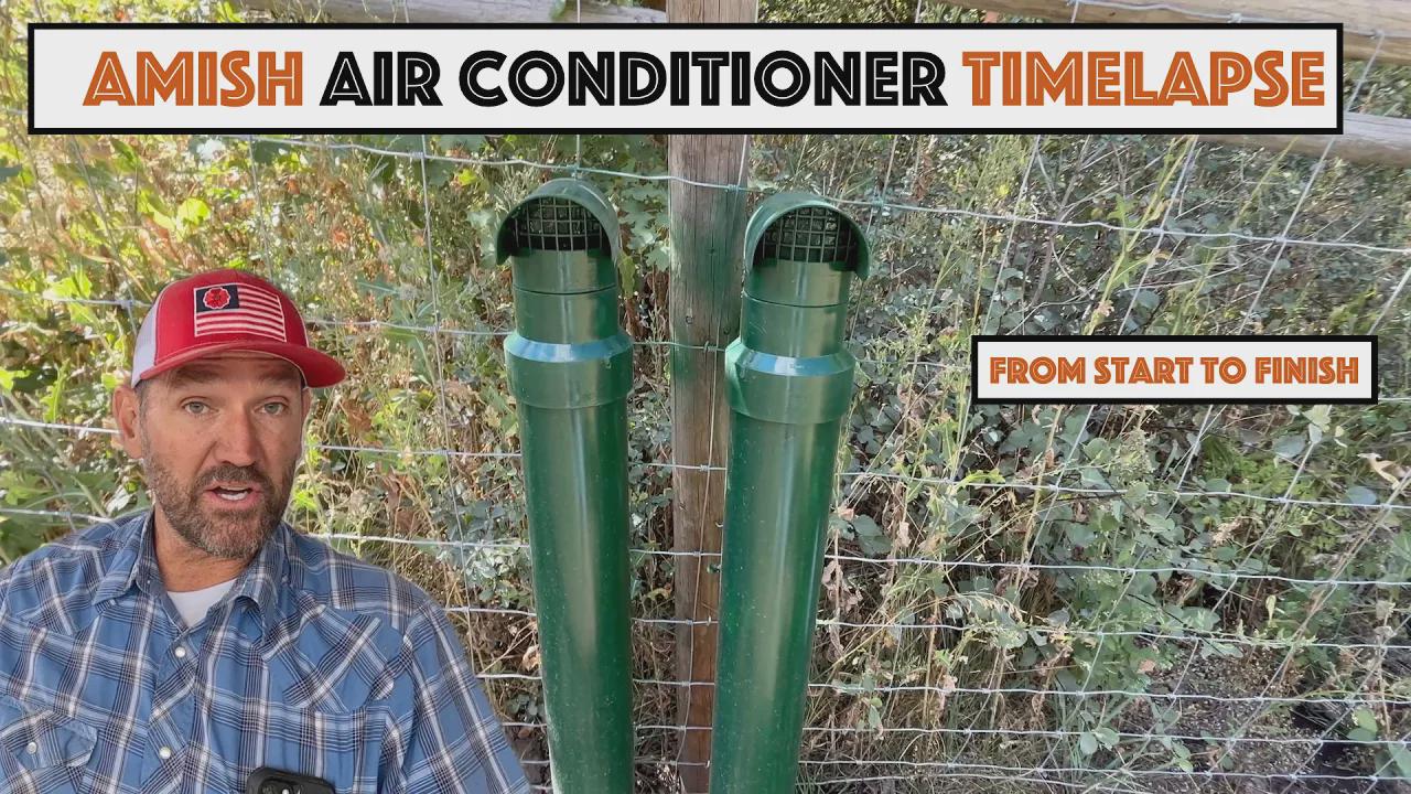 #889 - Amish air conditioner: From start to finish (timelapse) with parts
