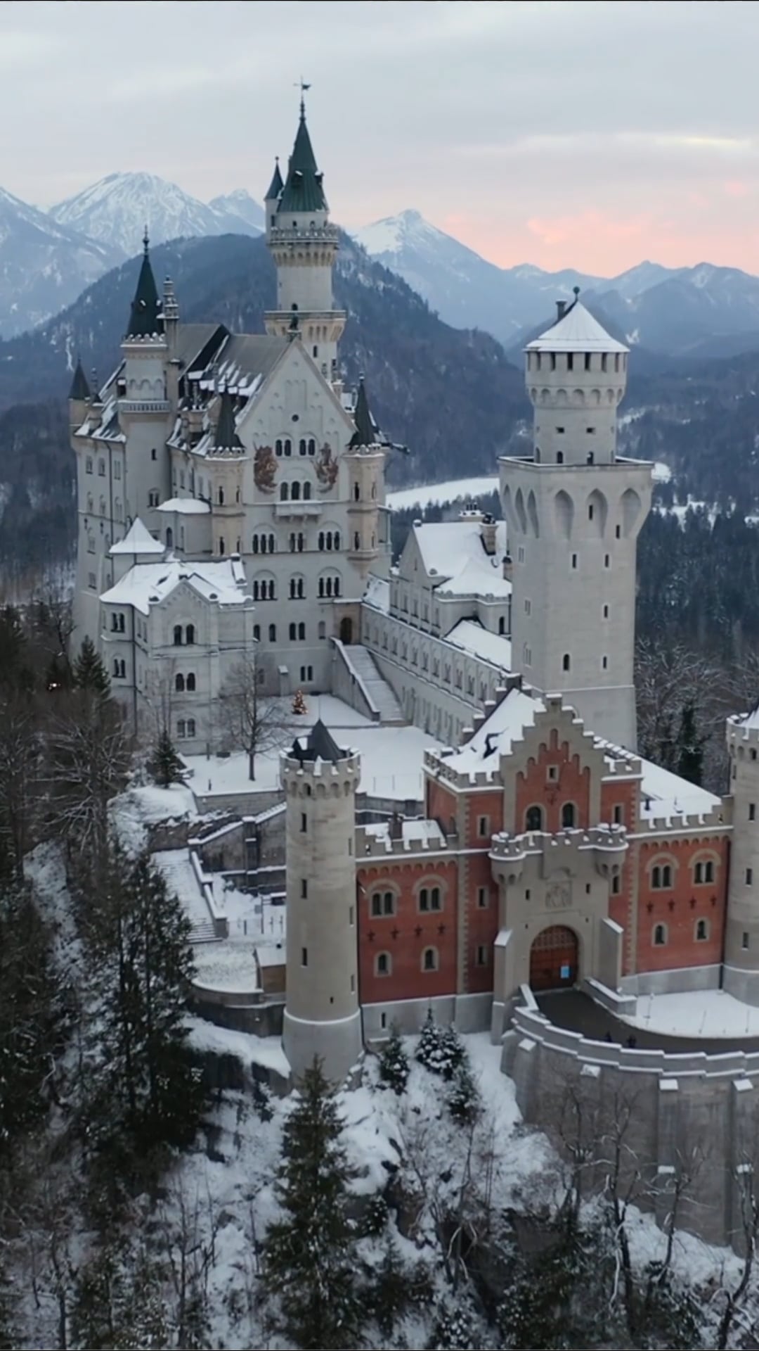 Neuschwanstein Castle: Drone views of Germany's model for the Disney castle