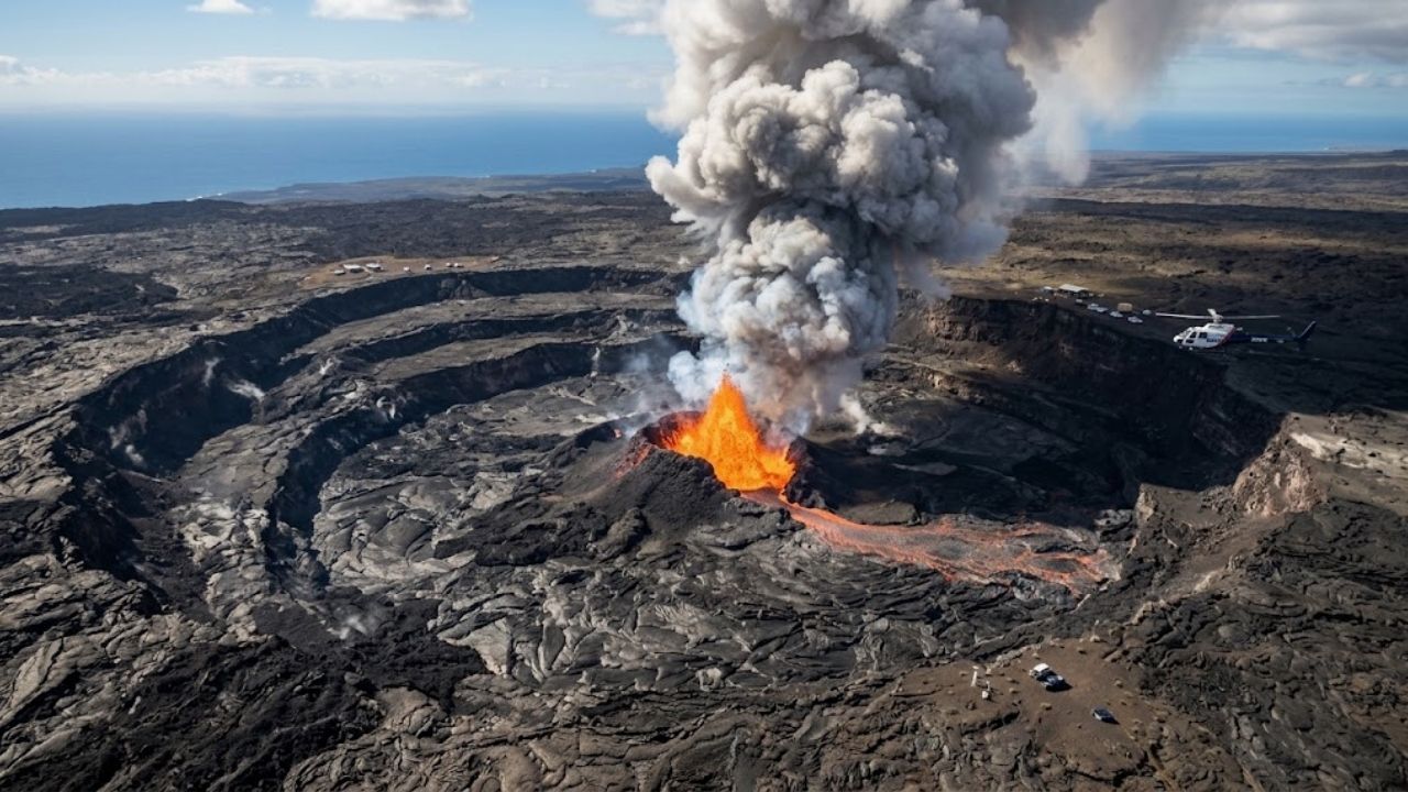 Kilauea erupts once more: 500-foot lava fountains resurface