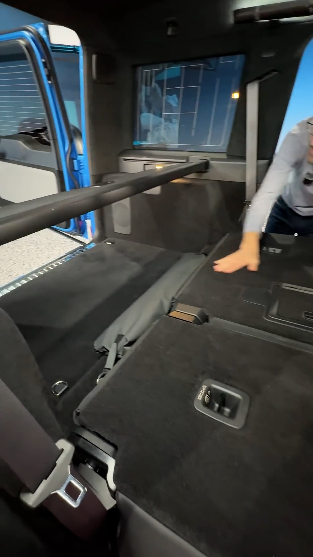 Mercedes G580 EQ cargo shape makes organizing items easier