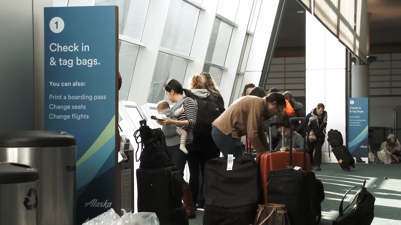 Travelers are arriving in time for their flights… then the baggage ...