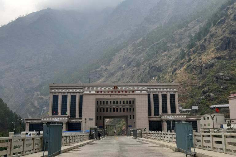 New satellite images show China-Nepal border crossing wiped out