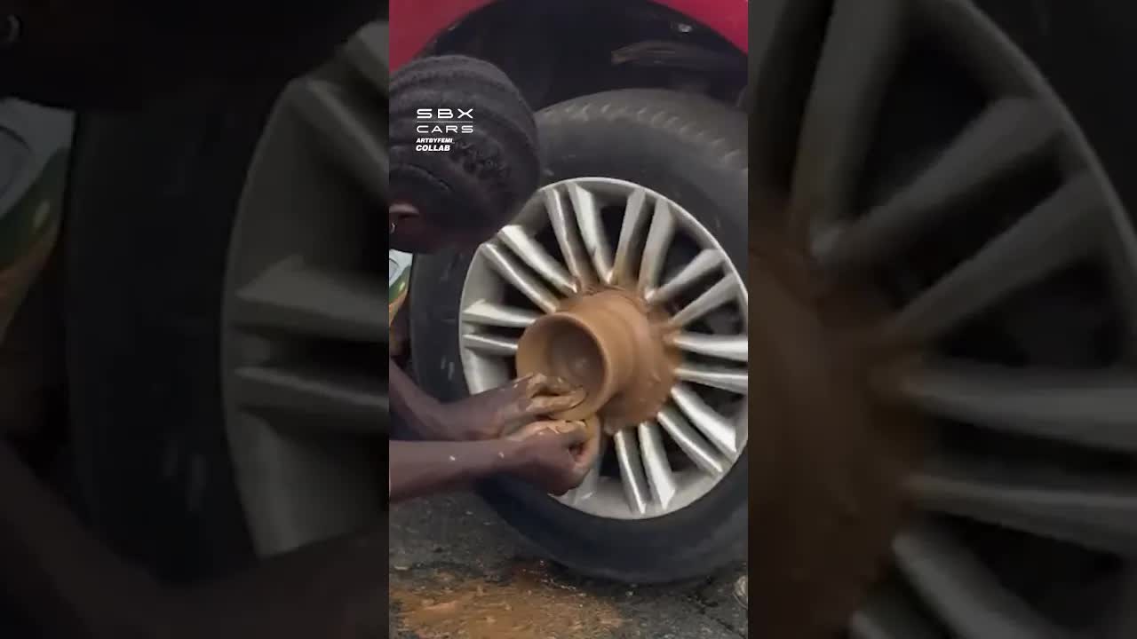 This pottery trick looks like something physics would report