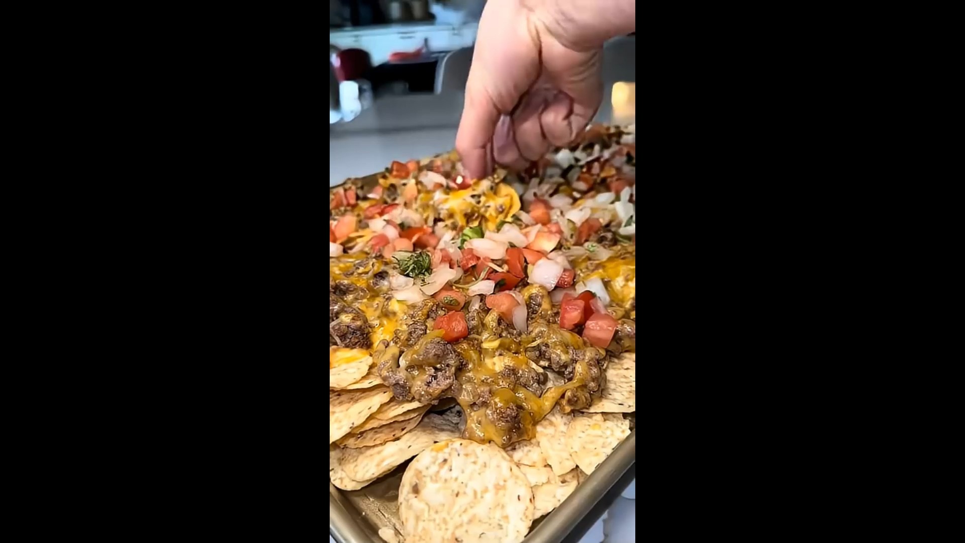 Viral nachos and easy sheet pan recipe!