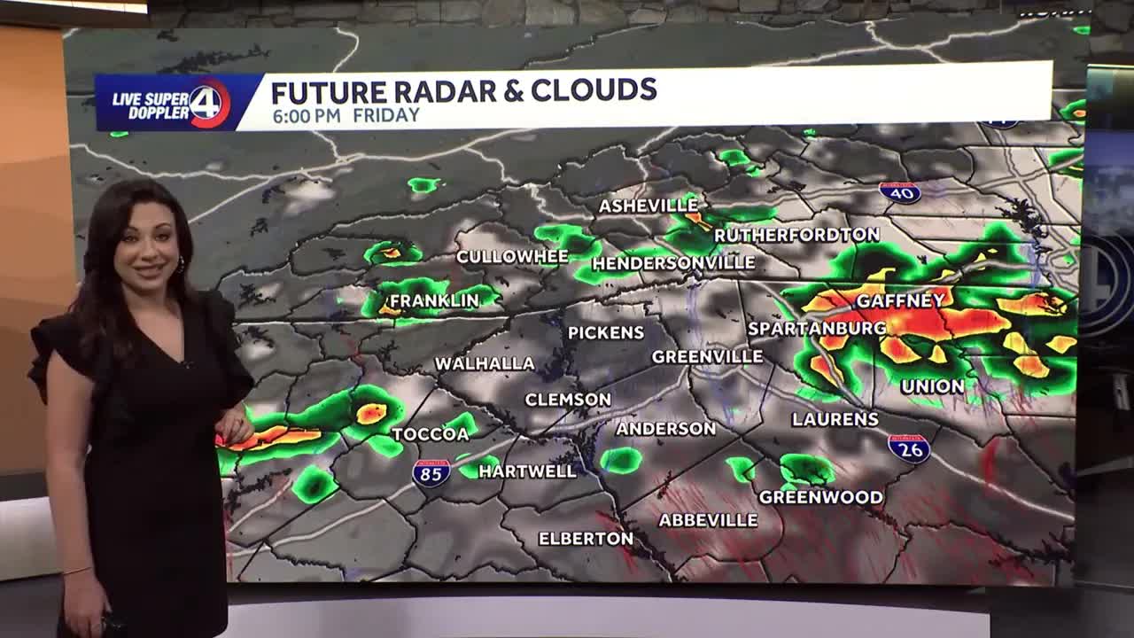 Strong storms possible in South Carolina