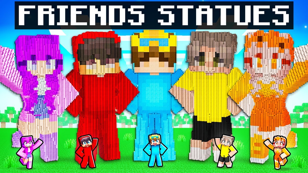 I hosted a Minecraft statue build-off