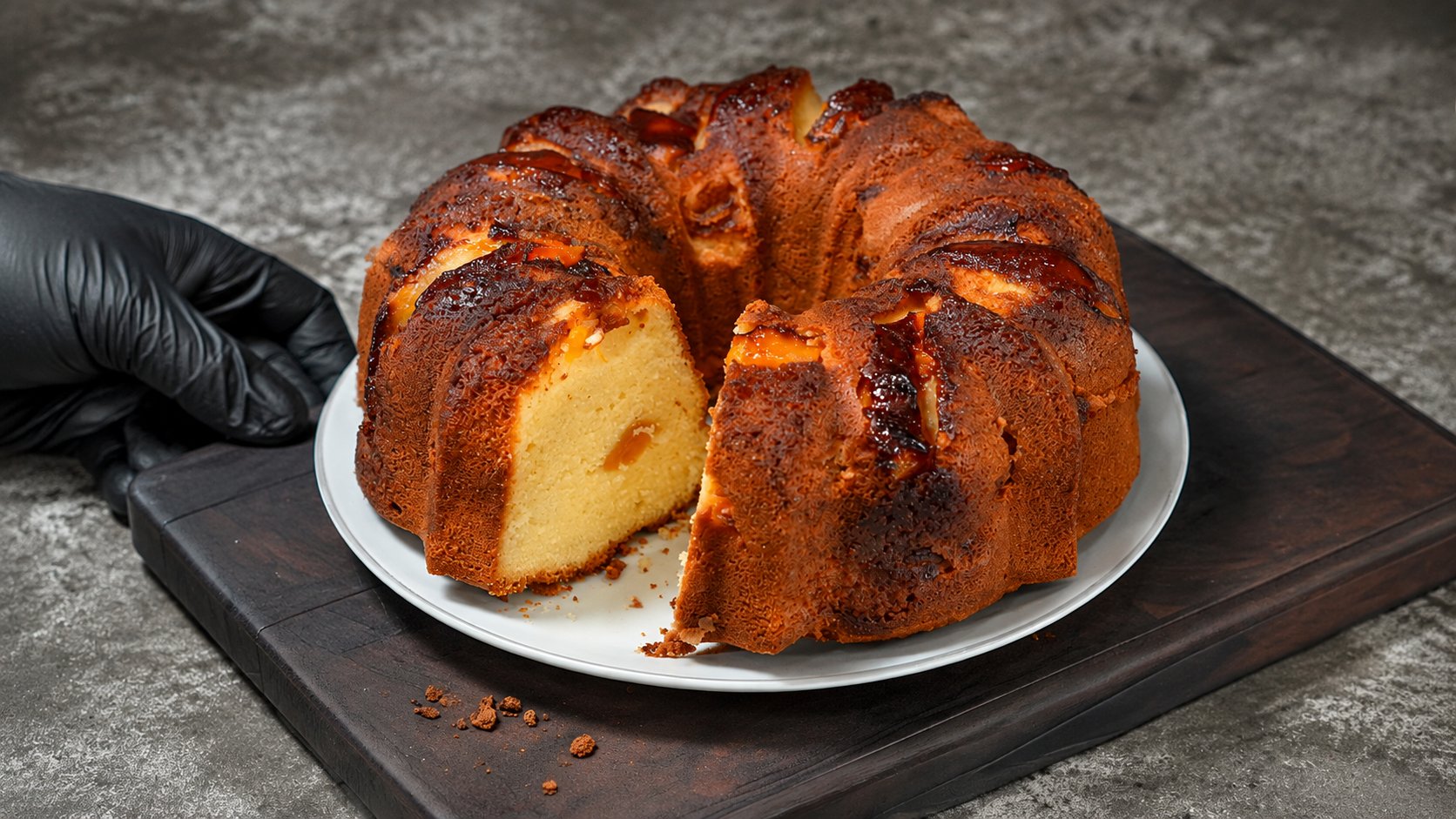 Peach cobbler pound cake recipe