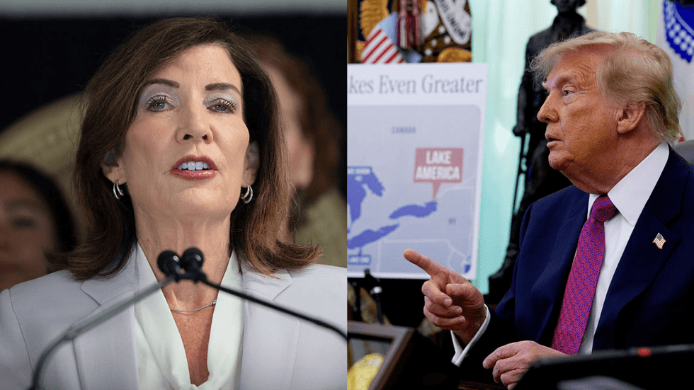 Trump assails Hochul after she rejects 'Lake America' name