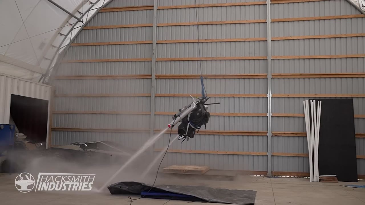 They built a 1,000 PSI jetpack then tested it on human skin - real-life ...