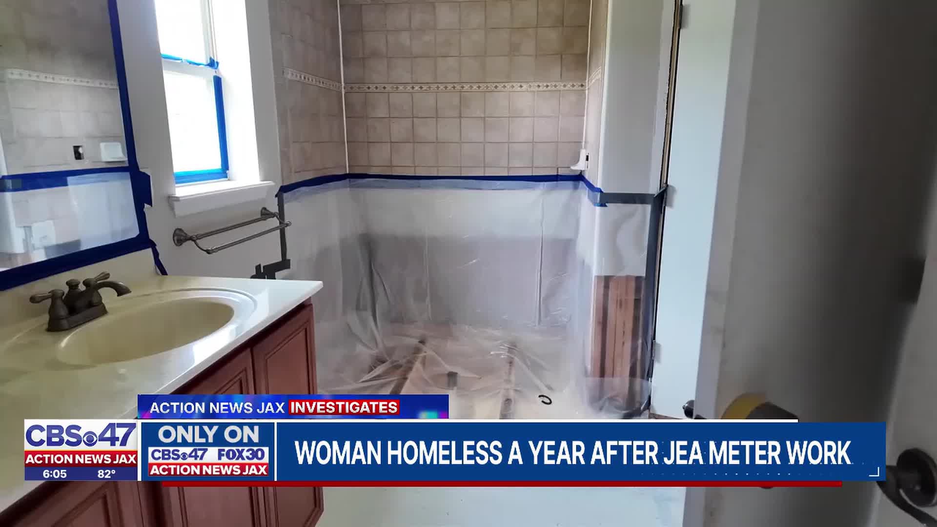 ‘I can't stay here': Jacksonville woman says JEA water meter issue left her homeless