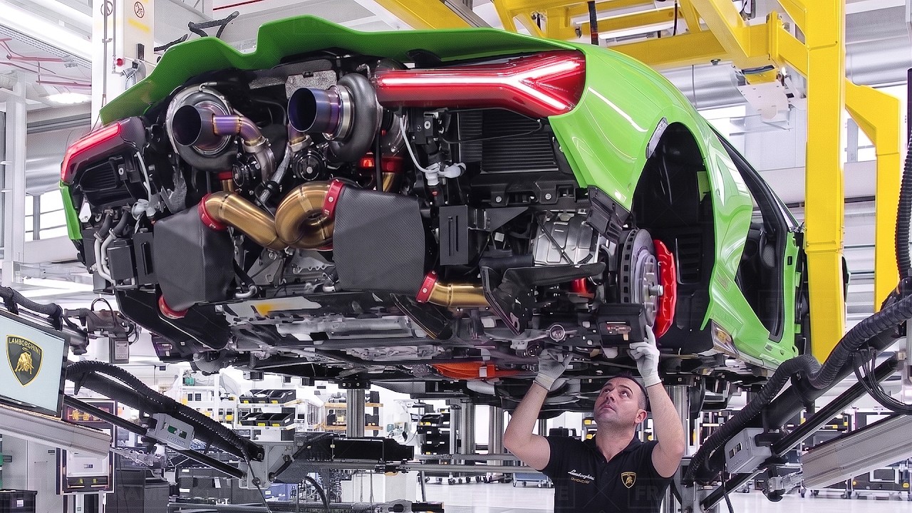 Inside Italy's best factory building the brand-new Lamborghini Revuelto ...