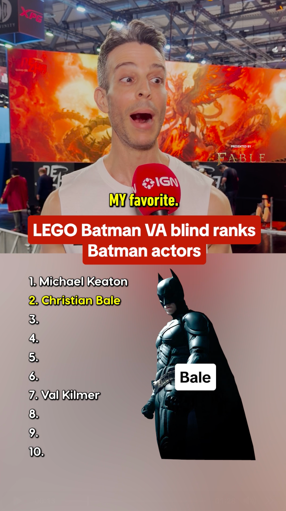 LEGO Batman VA blind ranks Batman actors