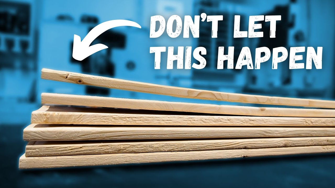 I prevent wood warping with these tips 🪵