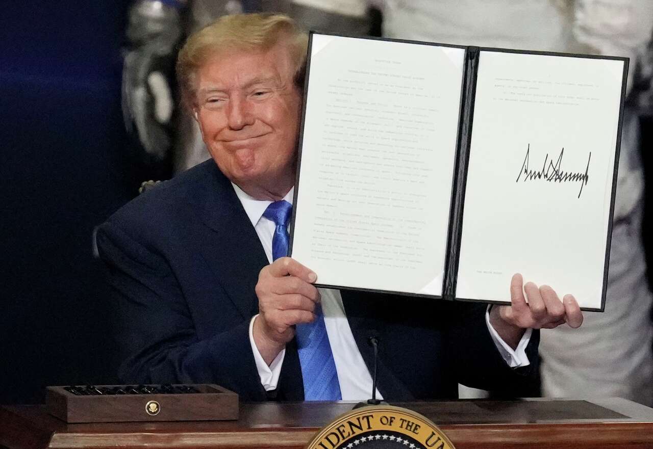 Trump announces US Space Academy to train future NASA workforce during trip to Houston