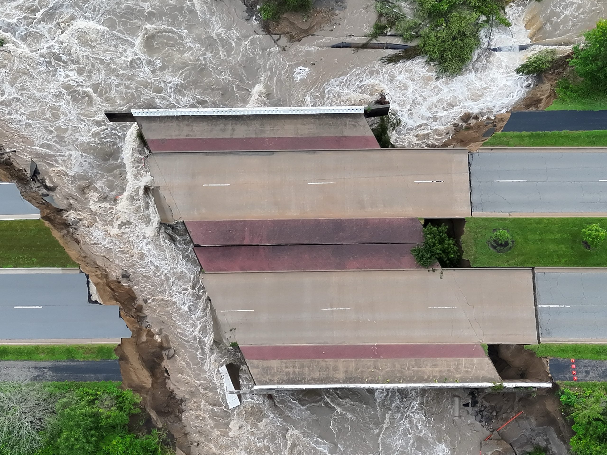 Demolition begins on Hazel Dell Parkway bridge following August flood ...