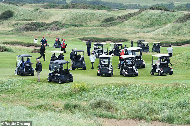 Seven charged over vandalism at Trump golf course in Scotland are ...