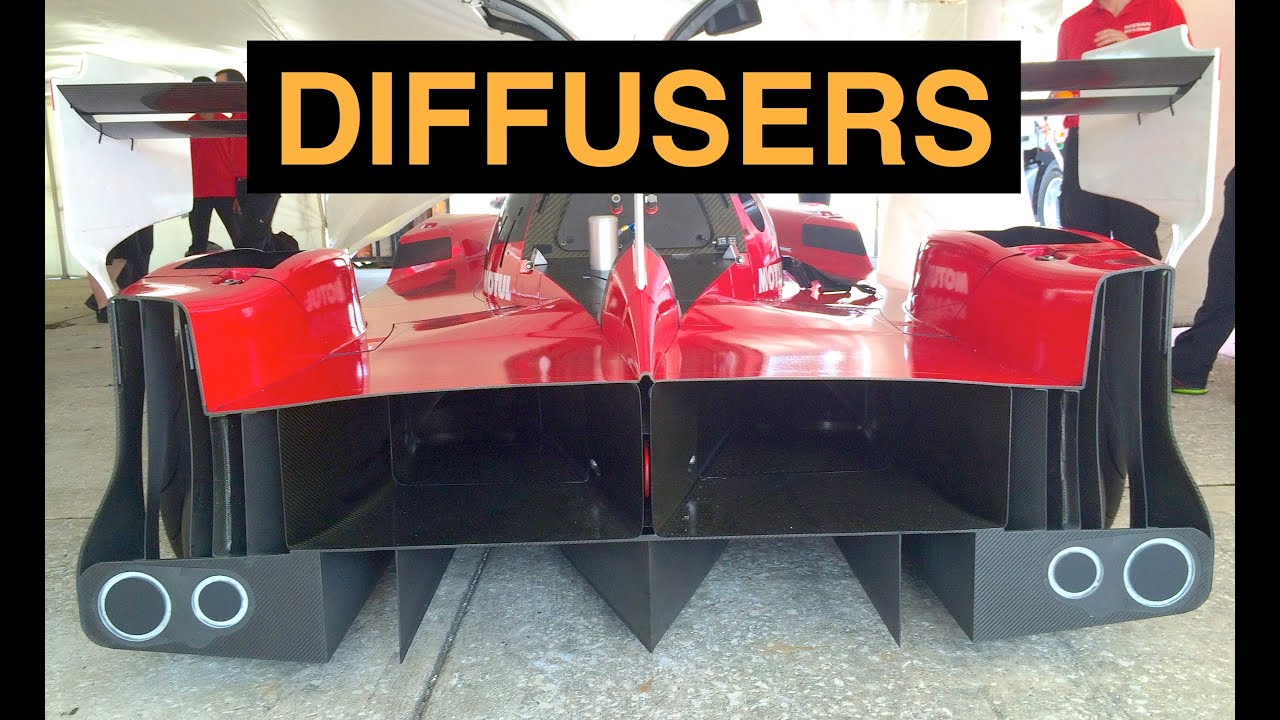 Diffusers - efficient aerodynamics - explained