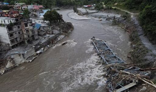 Rescue operations continue after Nepal-Tibet floods