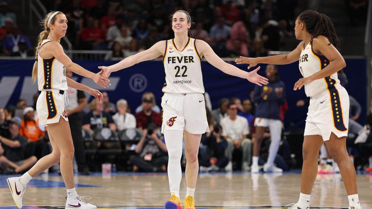 Caitlin Clark, Sophie Cunningham's final box score stats, highlights as Fever beat Sun