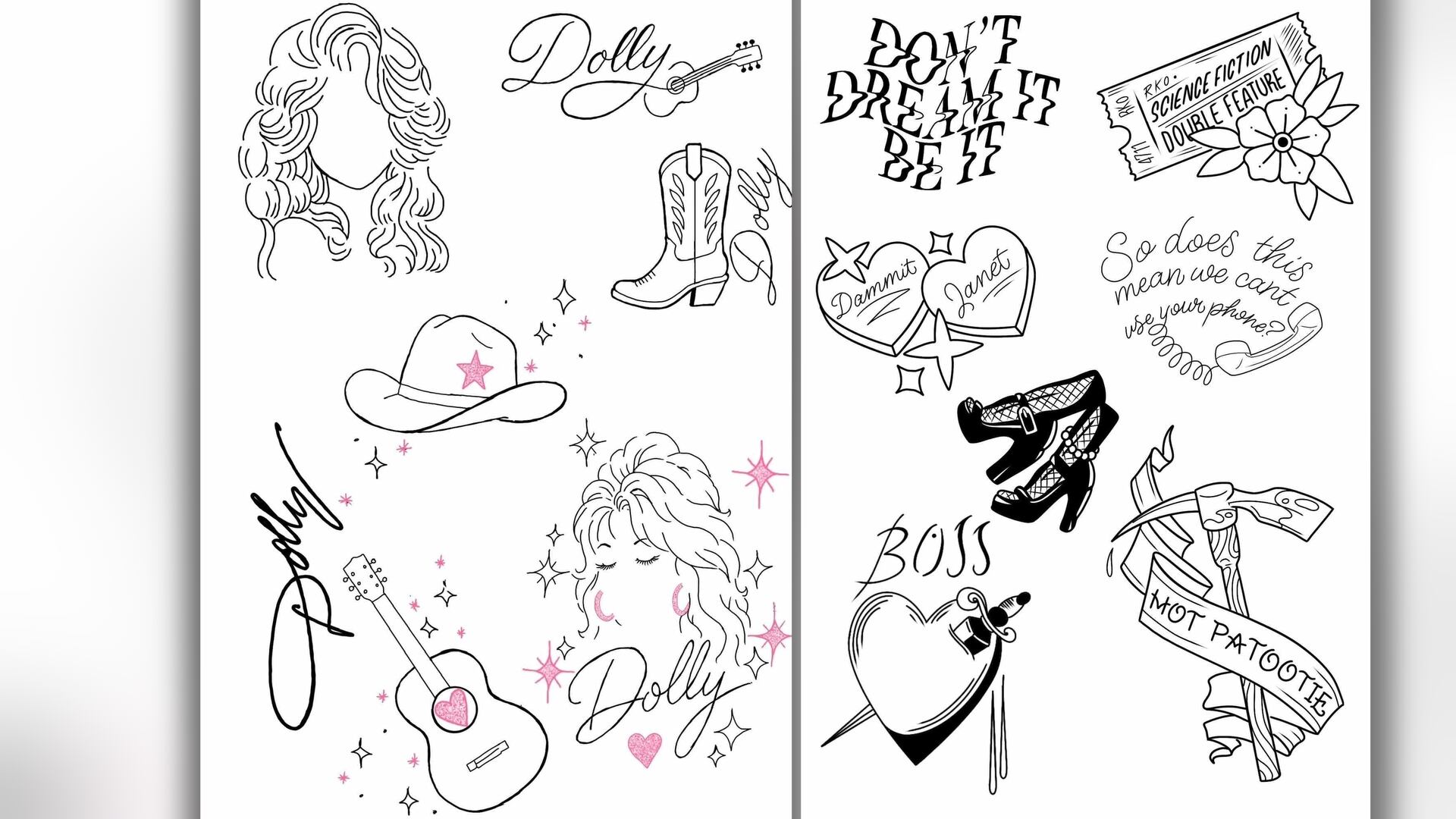 Hankinson tattoo studio to hold flash sales honoring Dolly Parton, Tim Curry
