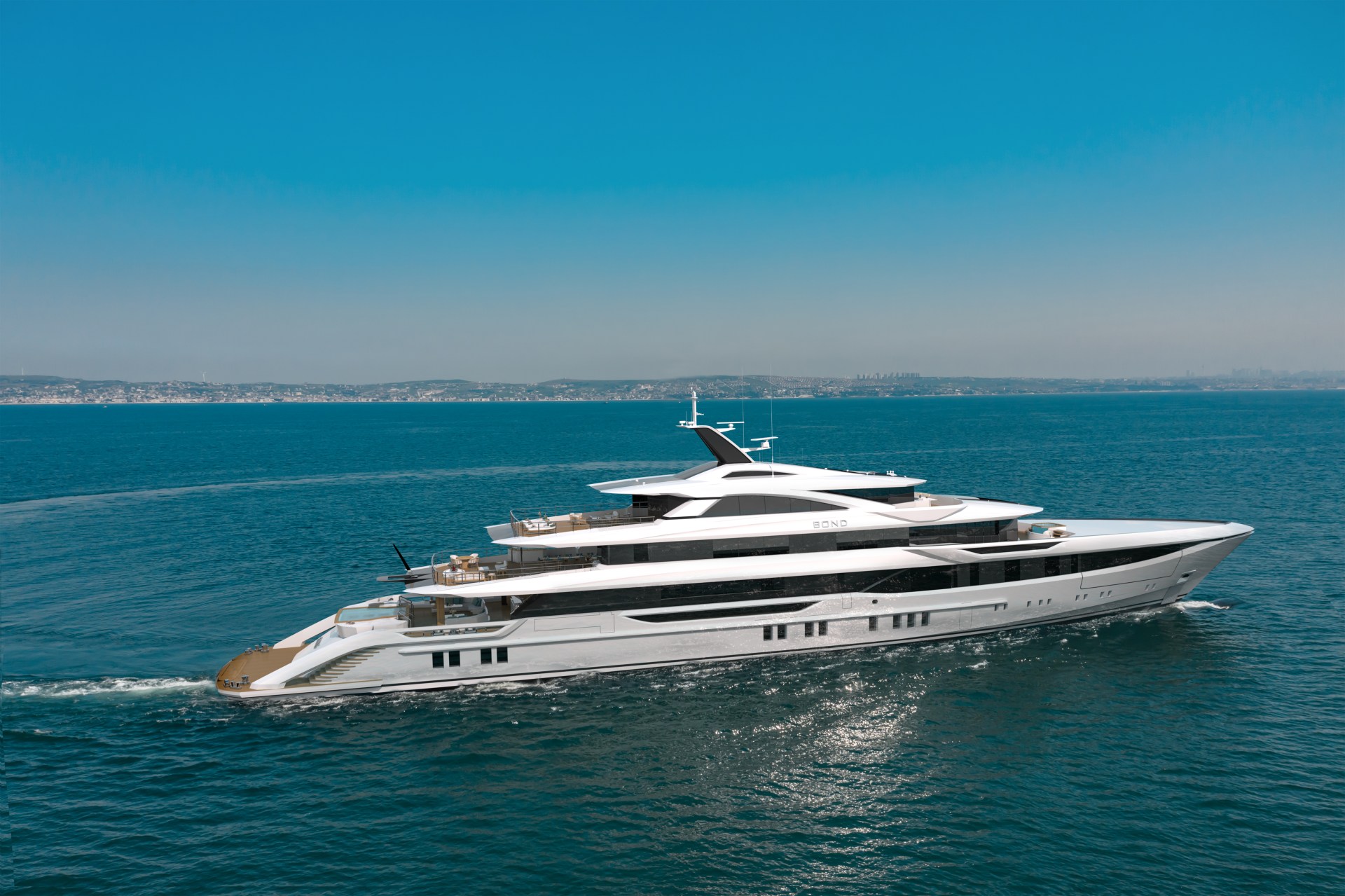 Billionaire unveils James Bond-inspired superyacht with cinema and ...
