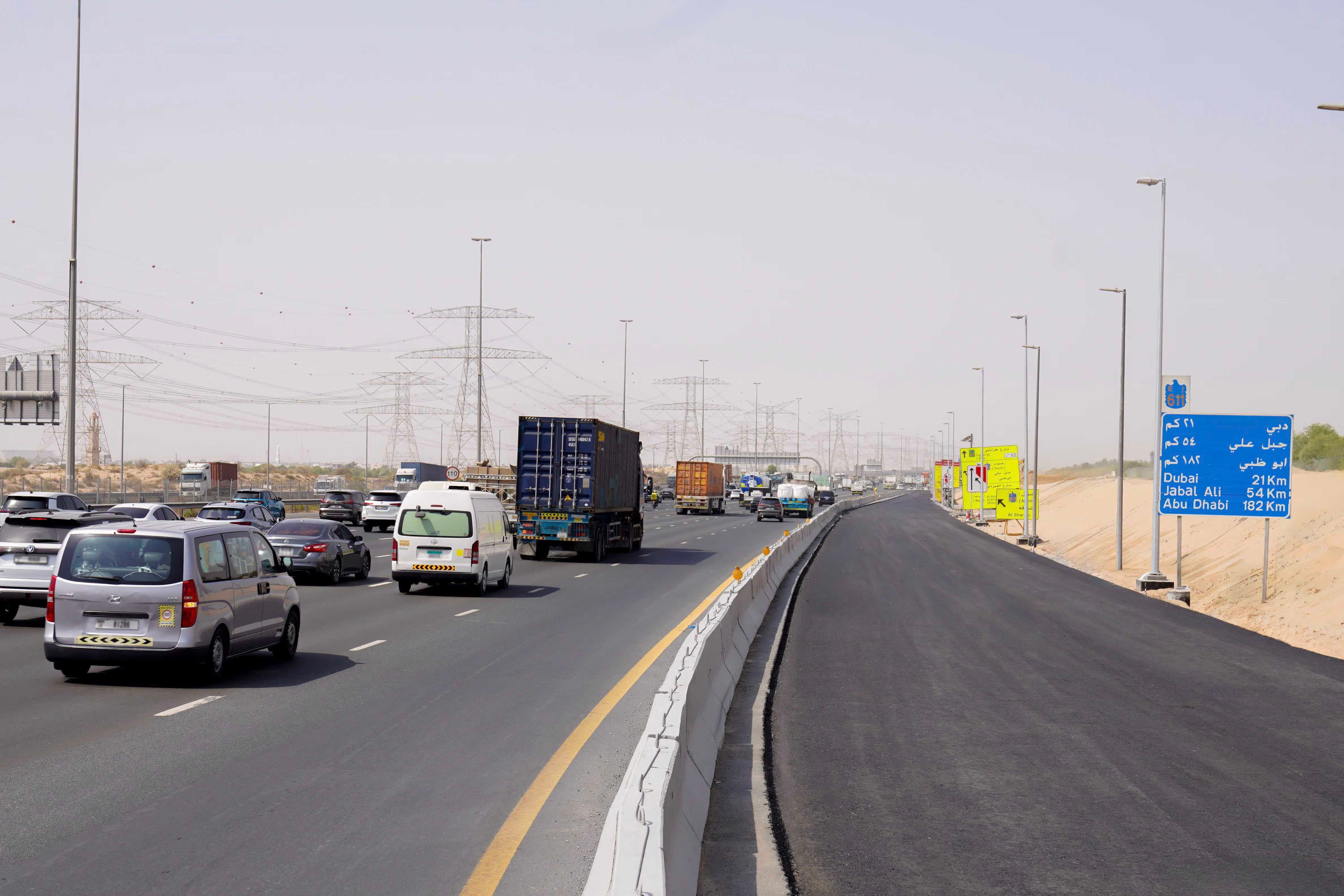 Dubai announces lane closures on Emirates Road from Monday to allow for ...