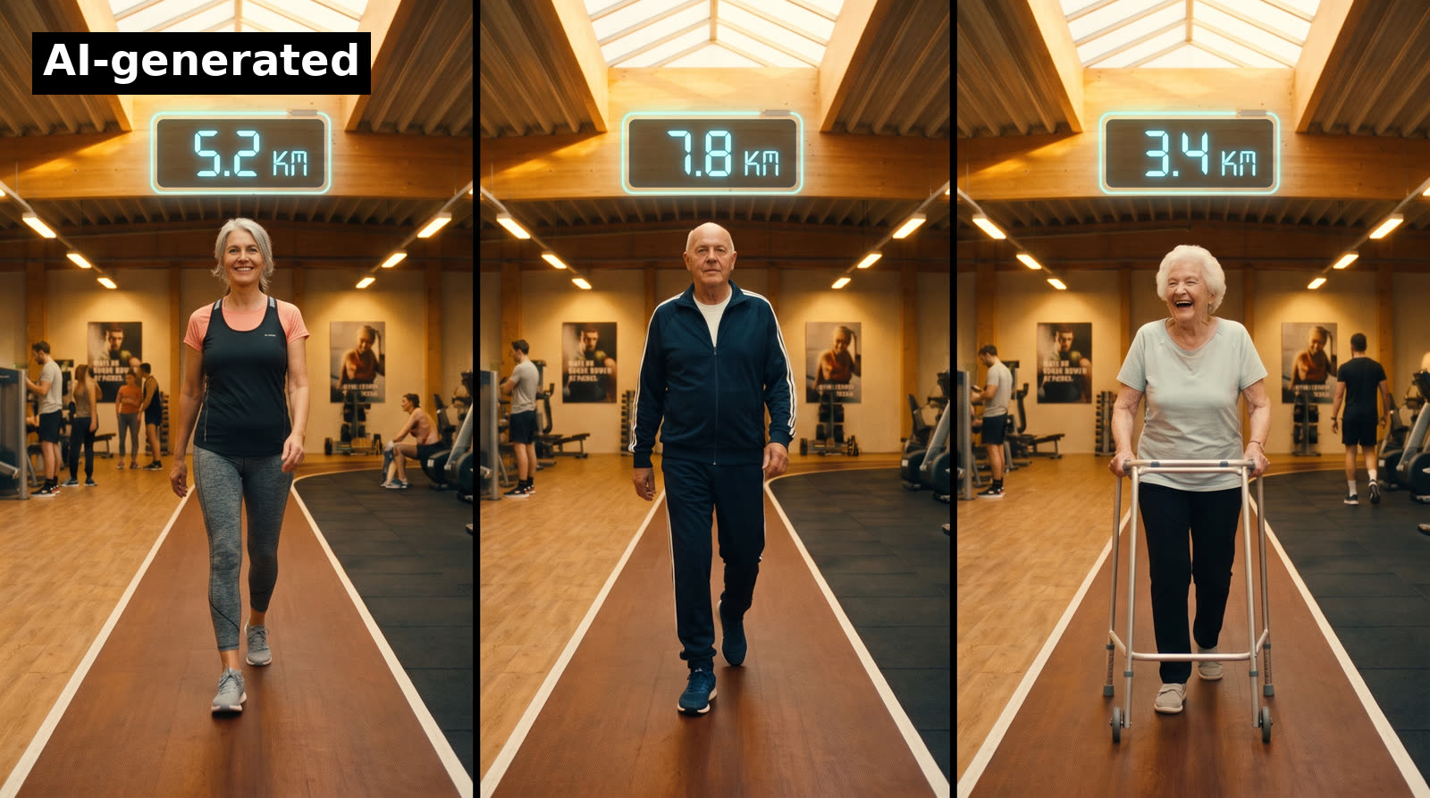 The 6-minute walking test: See how you compare in your 60s, 70s or 80s