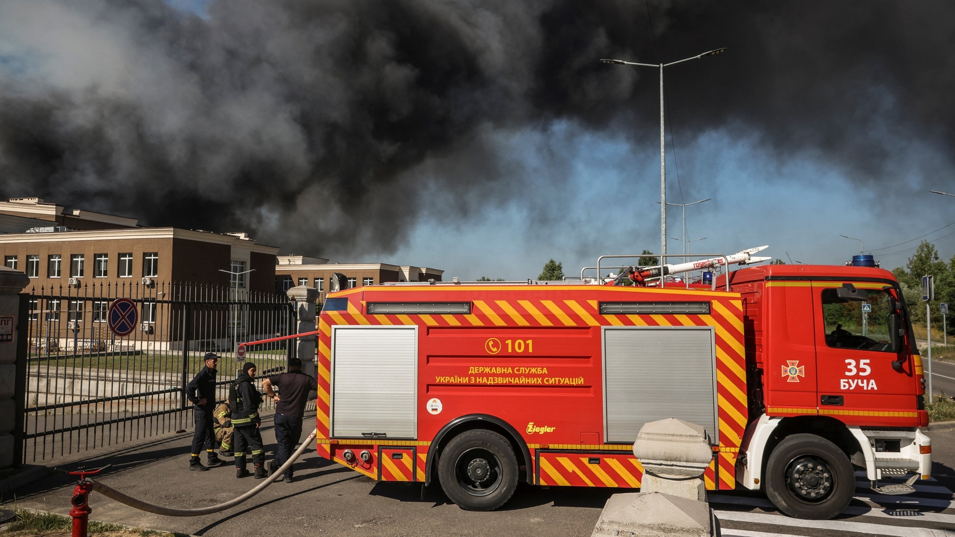 At least 37 killed in Bucha following Russian strike