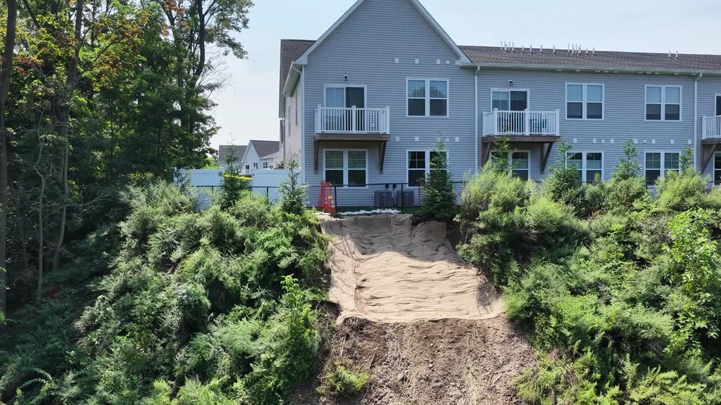 Resident at Long Island condo complex says he's afraid for my life after mudslide behind building
